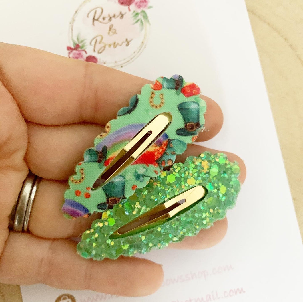 St Patrick’s Day snap clip set