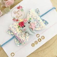 Load image into Gallery viewer, Octopus Hair Bow Headband or Clip
