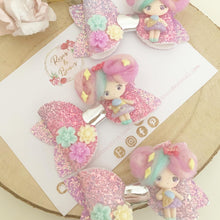 Load image into Gallery viewer, Ice Cream Girl Hair Bow Headband or Clip
