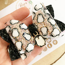 Load image into Gallery viewer, Penguin Hair Bow Headband or Clip
