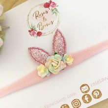 Load image into Gallery viewer, Rainbow Dainty Bunny Ears Easter headband
