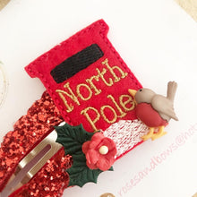 Load image into Gallery viewer, Large North Pole Post Box large snap clip
