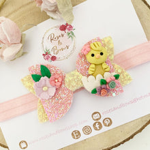 Load image into Gallery viewer, Easter Chick Hair Bow Headband or Clip
