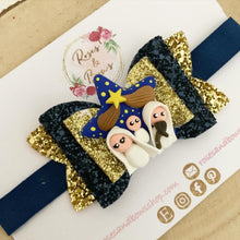 Load image into Gallery viewer, Nativity Hair Bow Headband or Clip
