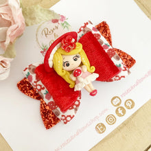 Load image into Gallery viewer, Miss Toadstool Hair Bow Headband or Clip
