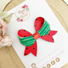 Load image into Gallery viewer, Watermelon Hair Bow Headband or Clip
