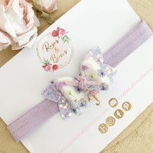 Load image into Gallery viewer, umbrella Glitter Hair Bow Headband or Clip
