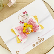 Load image into Gallery viewer, Easter Chick and Egg Shaker Hair Bow Headband or Clip
