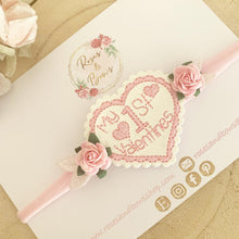 Load image into Gallery viewer, First Valentine’s Headband - 1st Valentine’s Day Headband
