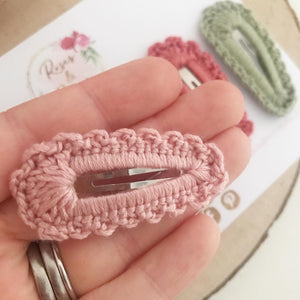 Crochet Snap Clip Set