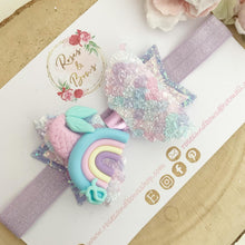 Load image into Gallery viewer, Mermaid Tail Hair Bow Clip or Headband
