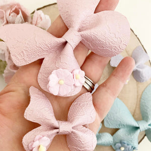 Butterfly Pinch Bow Headband or Clip