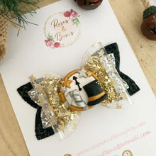 Load image into Gallery viewer, New Years Hair Bow Headband or Clip
