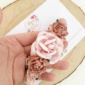 Dusky Pink nylon headband - Flower Crown Headband