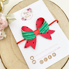 Load image into Gallery viewer, Watermelon Hair Bow Headband or Clip

