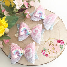 Load image into Gallery viewer, Birthday Hair Bow - Birthday Headband - Birthday Hair Clip
