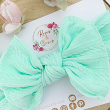 Load image into Gallery viewer, Mint Nylon Headwrap Headband
