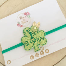 Load image into Gallery viewer, 1st St Patty’s headband - St Patrick’s Day Headband
