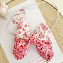 Load image into Gallery viewer, Valentines Gonk Sailor Bow Headband or Clip
