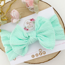 Load image into Gallery viewer, Mint Nylon Headwrap Headband
