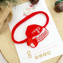 Load image into Gallery viewer, 1st Christmas- First Christmas headband
