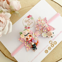 Load image into Gallery viewer, Day of the Dead Halloween Hair Bow Headband or Clip
