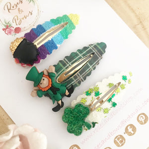 St Patrick’s Day snap clip set