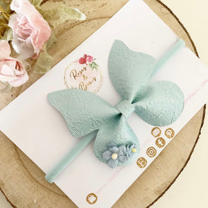 Butterfly Pinch Bow Headband or Clip