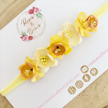 Load image into Gallery viewer, Daffodil nylon headband - Flower Crown Headband
