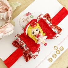 Load image into Gallery viewer, Miss Toadstool Hair Bow Headband or Clip
