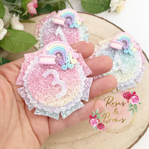 Rainbow Birthday Badge