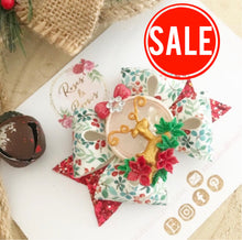 Load image into Gallery viewer, Christmas Deer Glitter Shaker Clip or Headband
