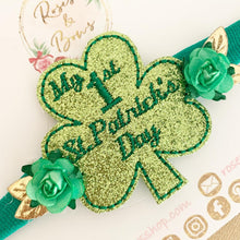 Load image into Gallery viewer, 1st St Patrick’s Day Headband
