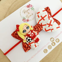 Load image into Gallery viewer, England football World Cup Hair Bow Headband or Clip

