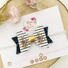 Load image into Gallery viewer, Anchor Hair Bow Headband or Clip
