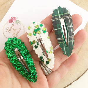St Patrick’s Day snap clip set